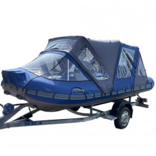 Ходовой тент КОМБИ для лодки RIB RiverBoats (Ривер Ботс) 430R